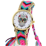 Women Vintage Mexican Skull Watches