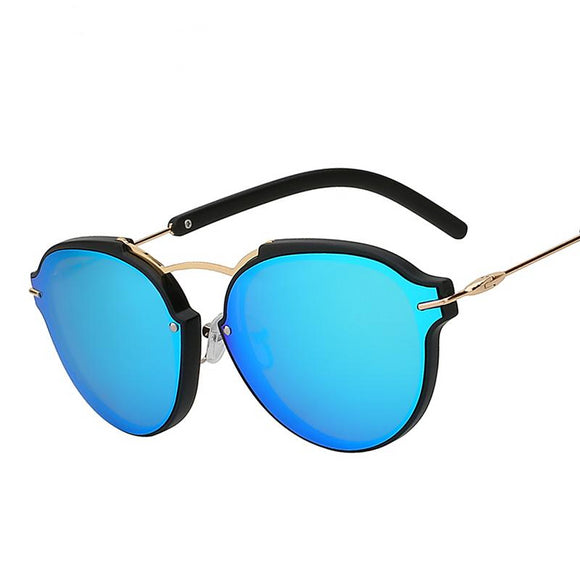 Women Oval Shade UV400 Sunglasses