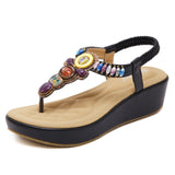 Women Summer Sandals Beads Plus Shoes
