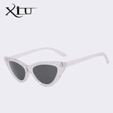 Women Triangle Cateye UV400 Sunglasses