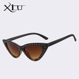 Women Triangle Cateye UV400 Sunglasses