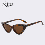 Women Triangle Cateye UV400 Sunglasses
