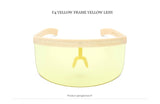 Women Oversized Shield Visor Sunglasses