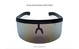 Women Oversized Shield Visor Sunglasses