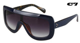 Women Vintage Big Frame Sunglasses