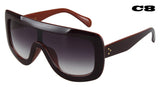 Women Vintage Big Frame Sunglasses