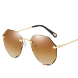 Women Diamond Cutting Ocean Sunglasses