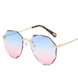 Women Diamond Cutting Ocean Sunglasses