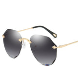 Women Diamond Cutting Ocean Sunglasses