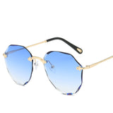 Women Diamond Cutting Ocean Sunglasses