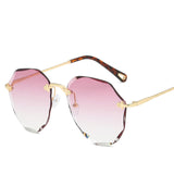 Women Diamond Cutting Ocean Sunglasses