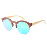 Women Luxury Bamboo Sunglasses