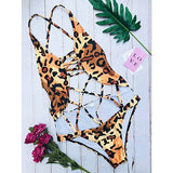 Sexy One Piece Leopard Swimwear
