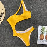 Black Sexy One Piece Swimsuit