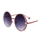 Women Luxury Oversized Round Sunglasses
