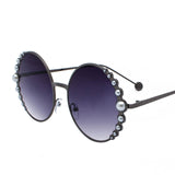 Women Luxury Oversized Round Sunglasses