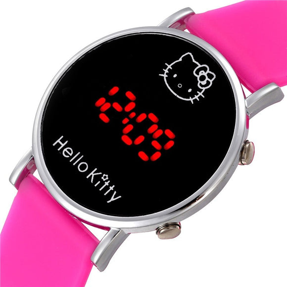 Women LED Digital Hello Kitty Watch