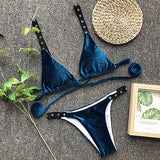 Swimwear for Women Solid Push Up