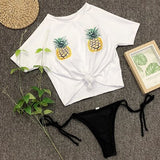 High Waist Pineapple Sports Bikini