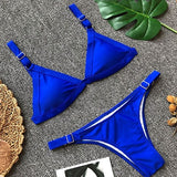 Sexy Women Brazilian Bikini Set Red Swimsuit