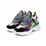 Women Platform White Sneakers Shoes