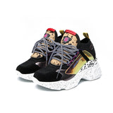 Women Platform White Sneakers Shoes