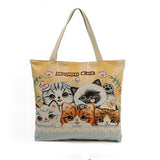 Women Canvas Striped Shoulder Bag