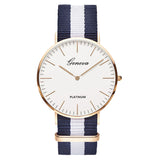 Women Nylon Strap Style Quartz