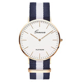 Women Nylon Strap Style Quartz