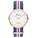 Women Nylon Strap Style Quartz