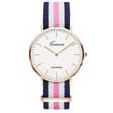 Women Nylon Strap Style Quartz