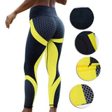 Women Gym Push Up Elastic Slim Leggings