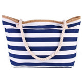 Women Canvas Striped Shoulder Bag
