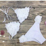 String bikini Brazilian Thong Geometric Bikini