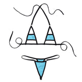 Women Sexy Micro Bikini Set