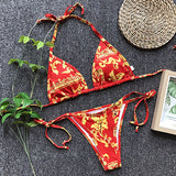 Hot Sexy Floral String Bikini