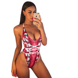 Deep-V New Badpak Plus Size Swimwear