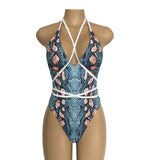 Deep-V New Badpak Plus Size Swimwear