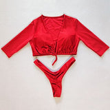 Unique Long Sleeves Swimwear