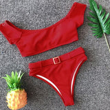 Swimwear Belt High Wasit Bikini
