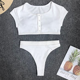 Sexy High Waist Bikini Set