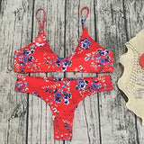 Women Swimsuit Floral Bikinis Set