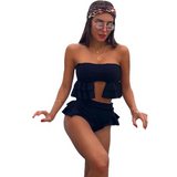 Ruffle Design Sexy Swimsuit Summer Beachwear