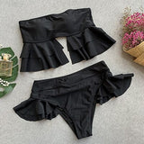 Ruffle Design Sexy Swimsuit Summer Beachwear