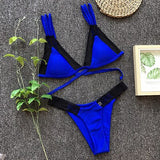 Mesh Swimwear for Solid High Cut