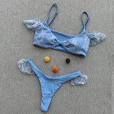 Swimwear for women Solid Lace Bikini