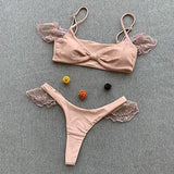 Swimwear for women Solid Lace Bikini