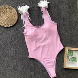 One Piece Angel Wing Fly Swimwear